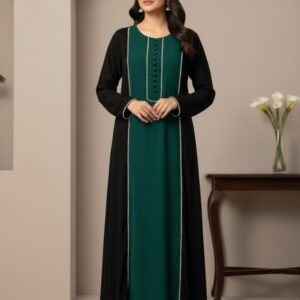 Elegant Nida Grip Stitched Suit with Silk Dupatta